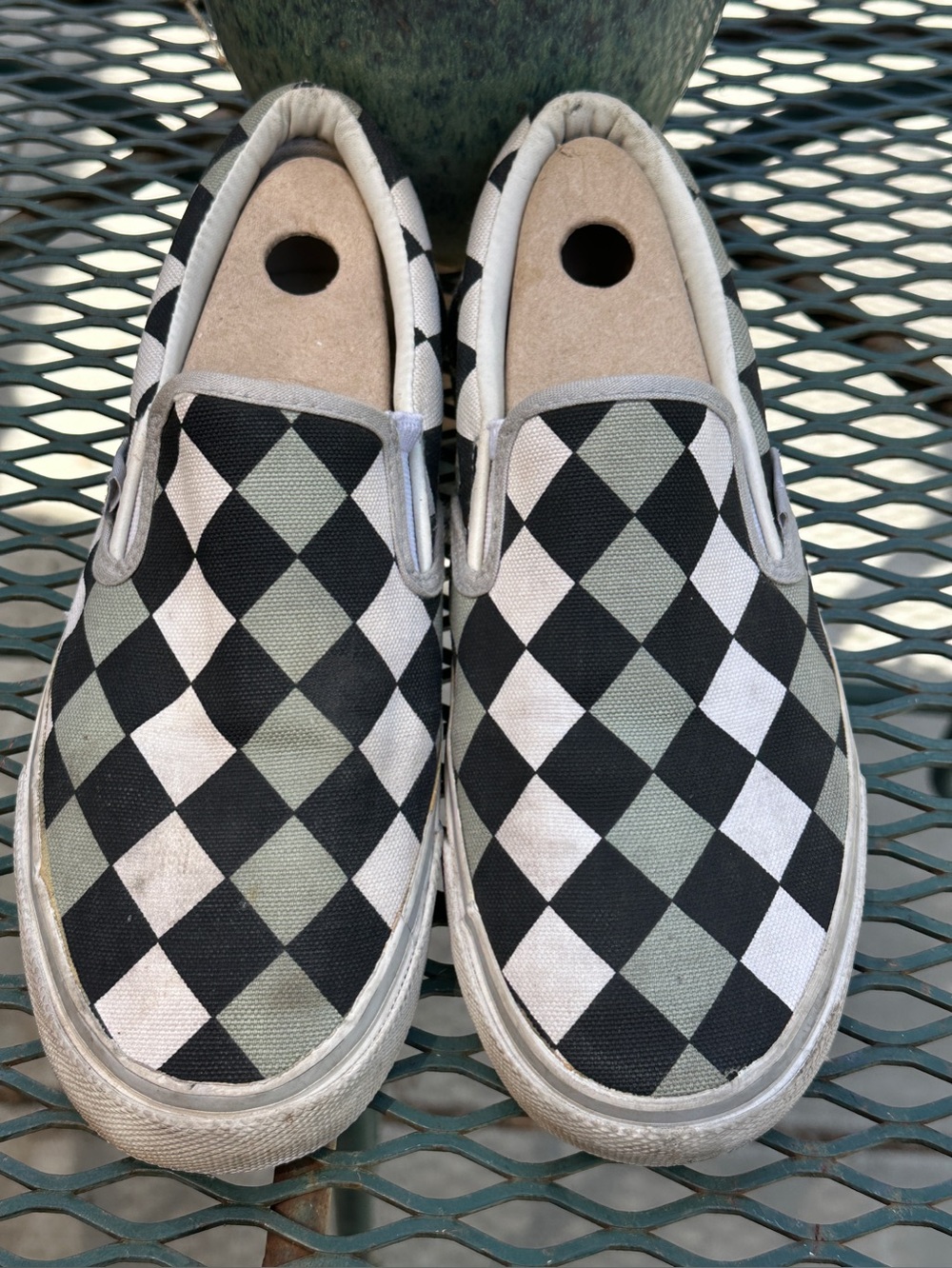 Punkrose slip-on sneakers size 7